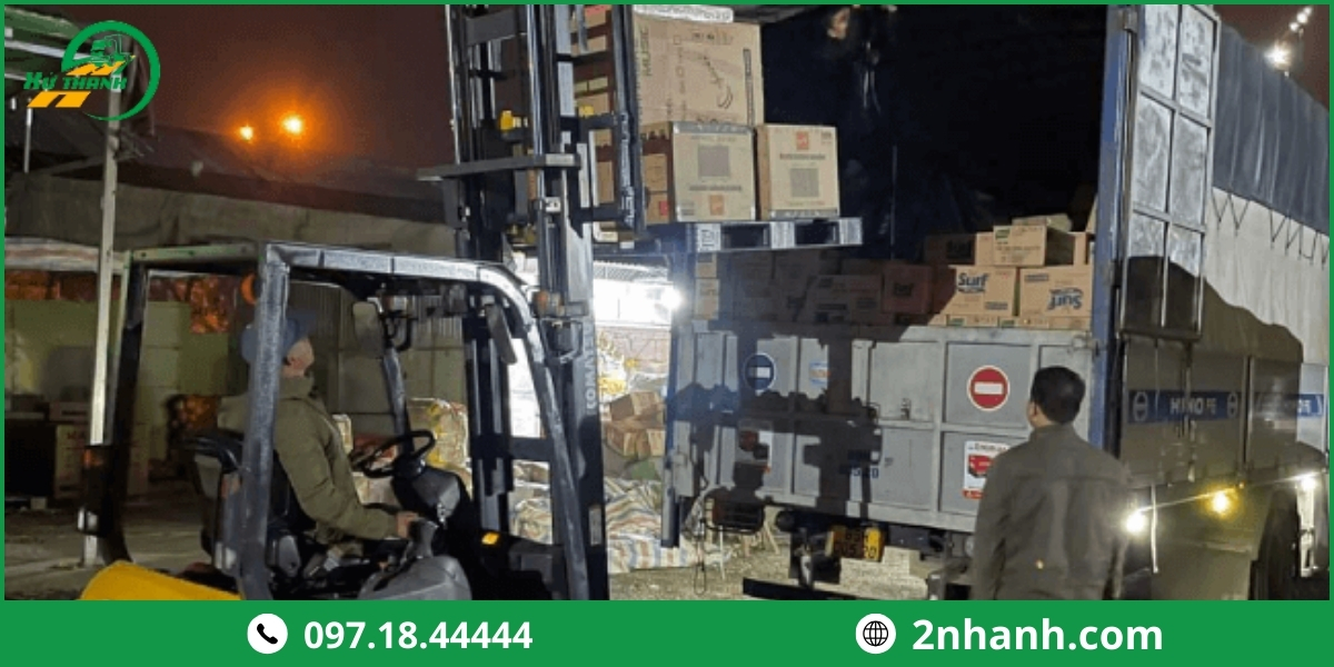 Địa điểm giao nhận hàng tại Sài Gòn và Quảng Bình